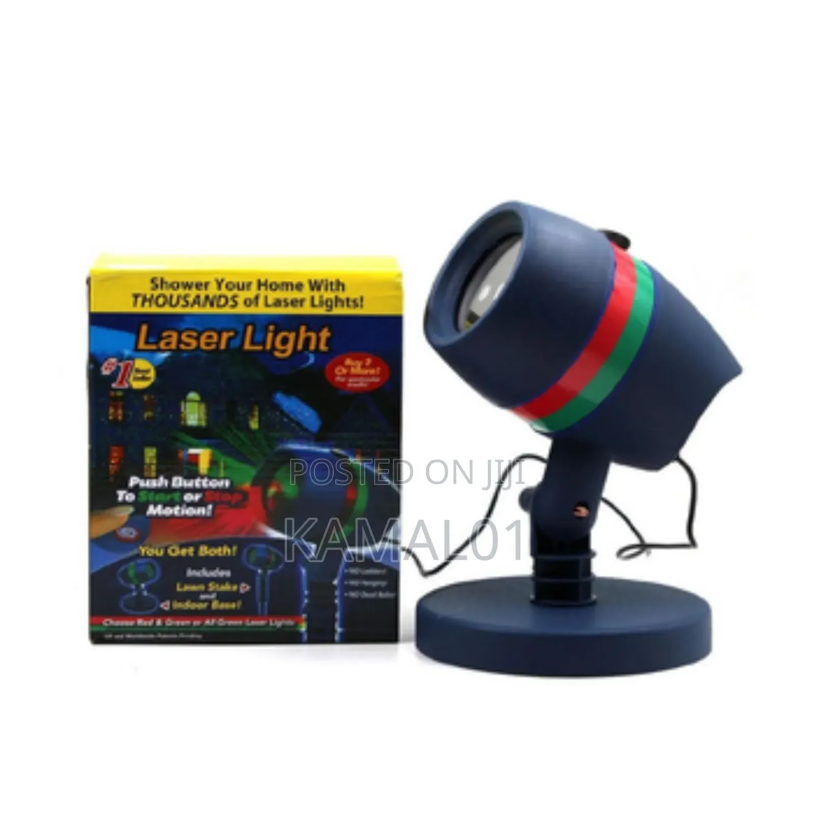 Star Shower L,Motion Laser Light,Bulbhead-Indoor Outdoor
