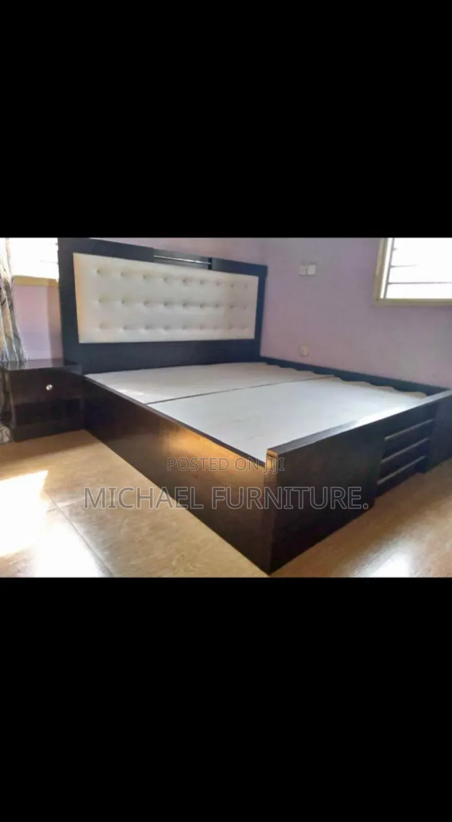 Furnished 6*6 Bedframe Made With Top Quality Material