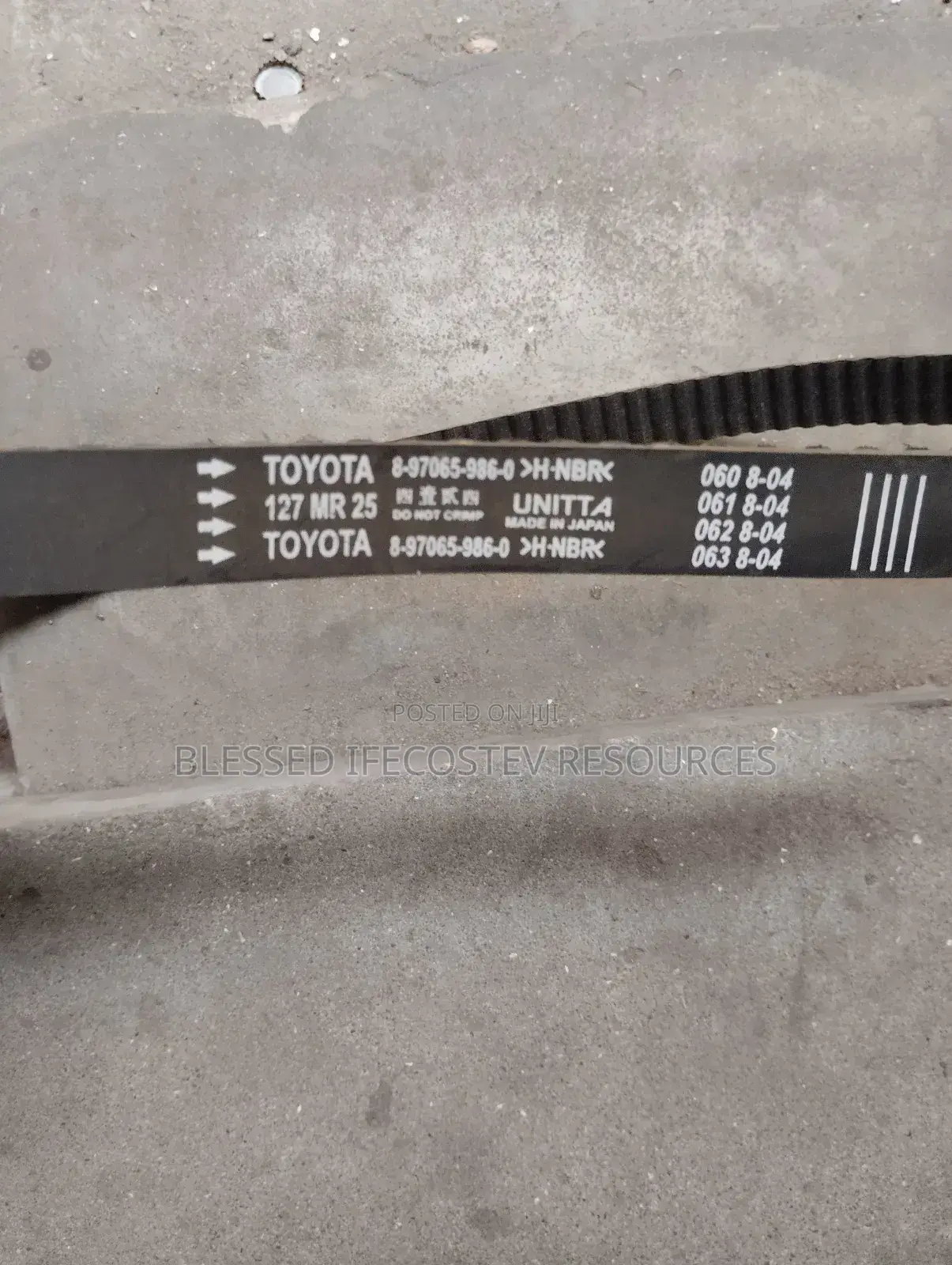 Toyota Matrix and Picanto Timing Belt