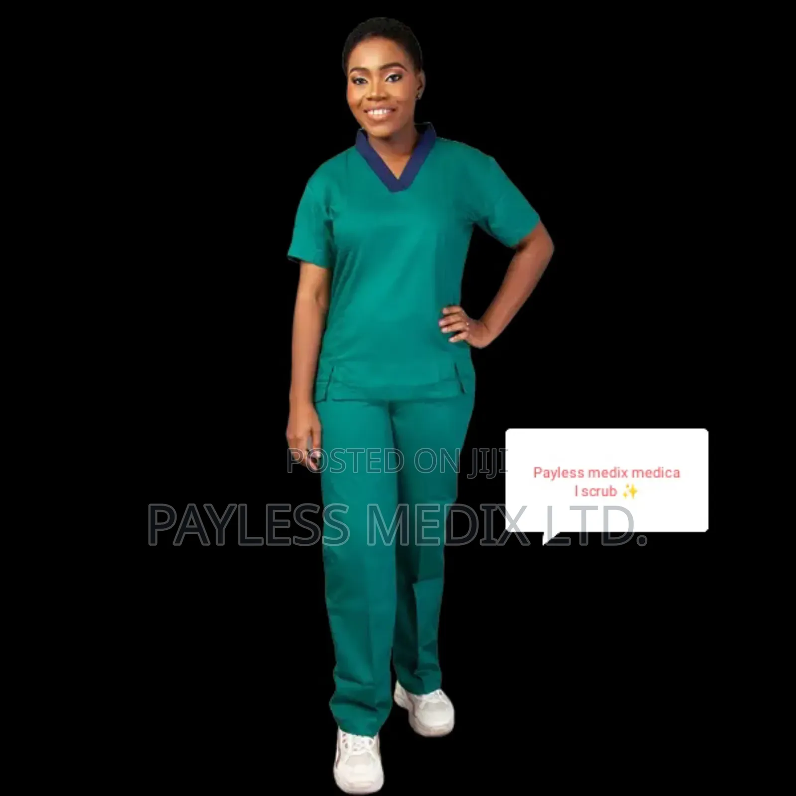 Plain Medical Scrub Green Colour