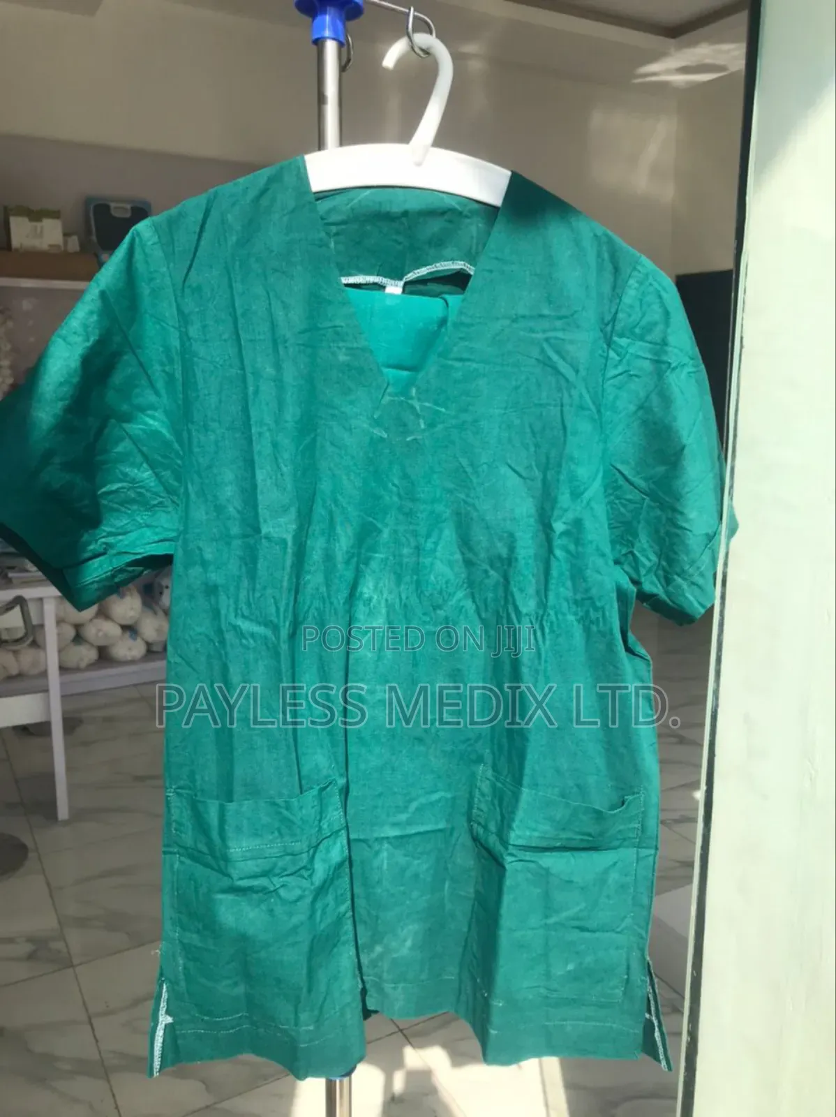 Plain Medical Scrub Green Colour