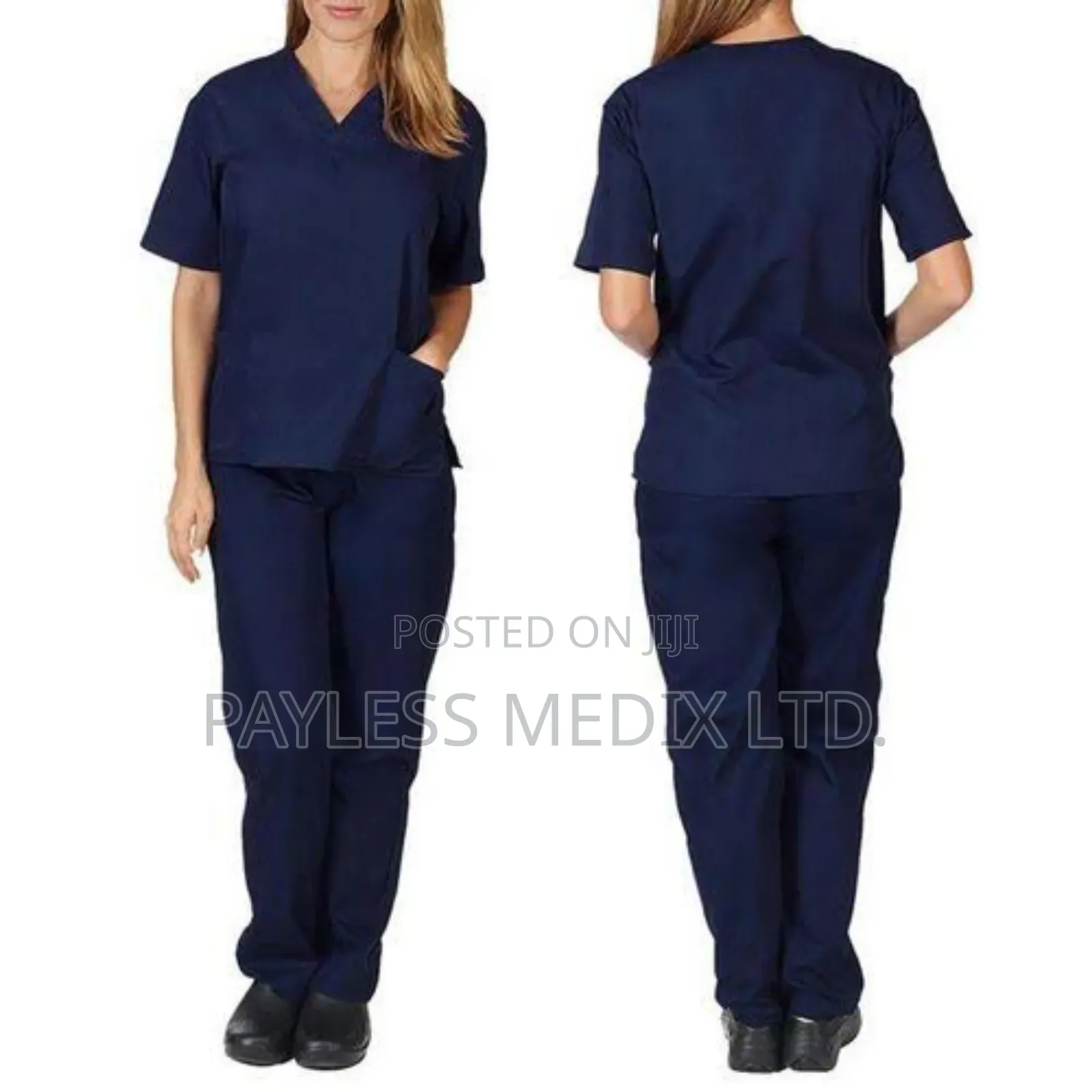 Health Workers Scrubs Navy Blue