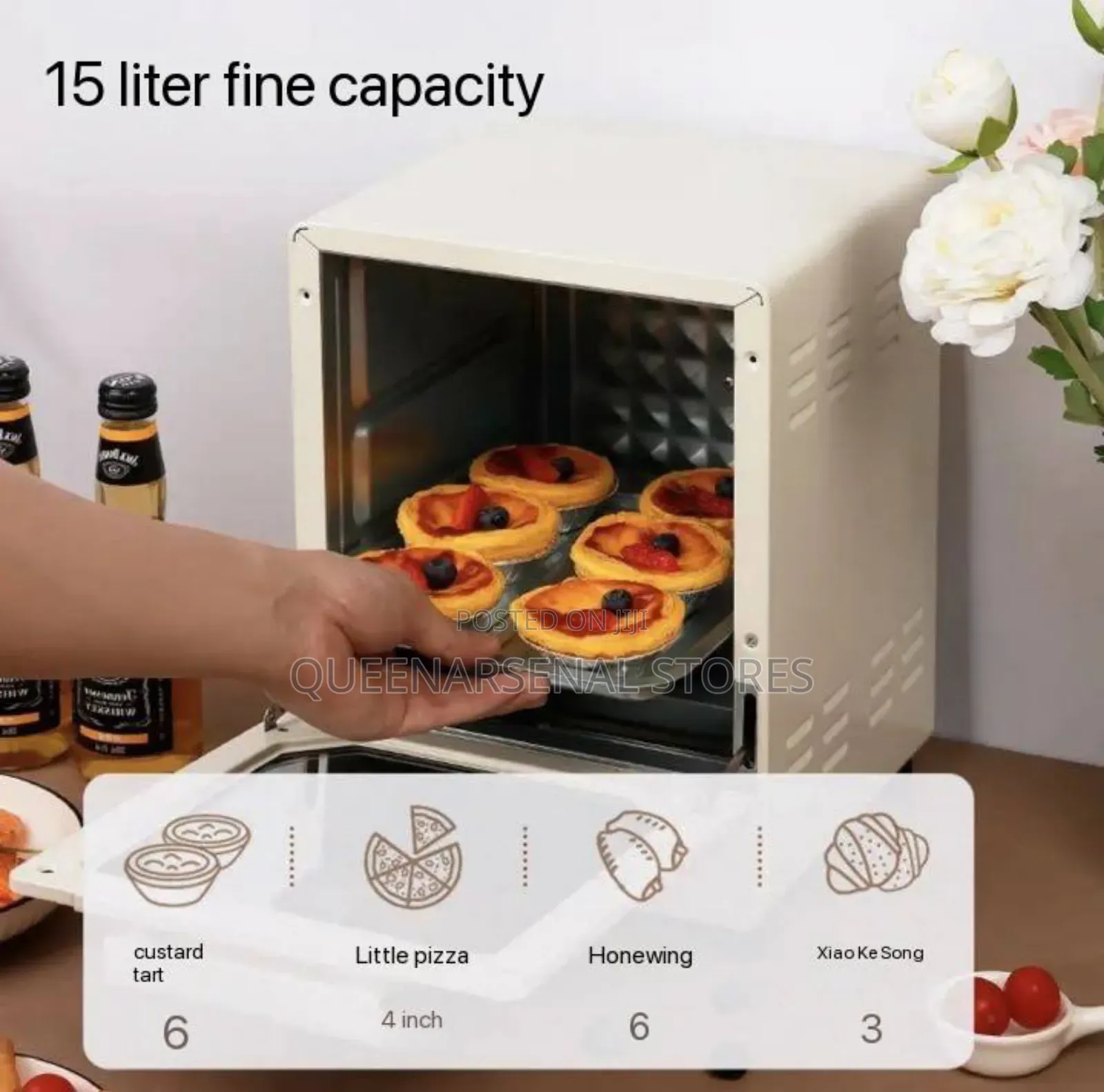15L 3layers Multifunctional Oven