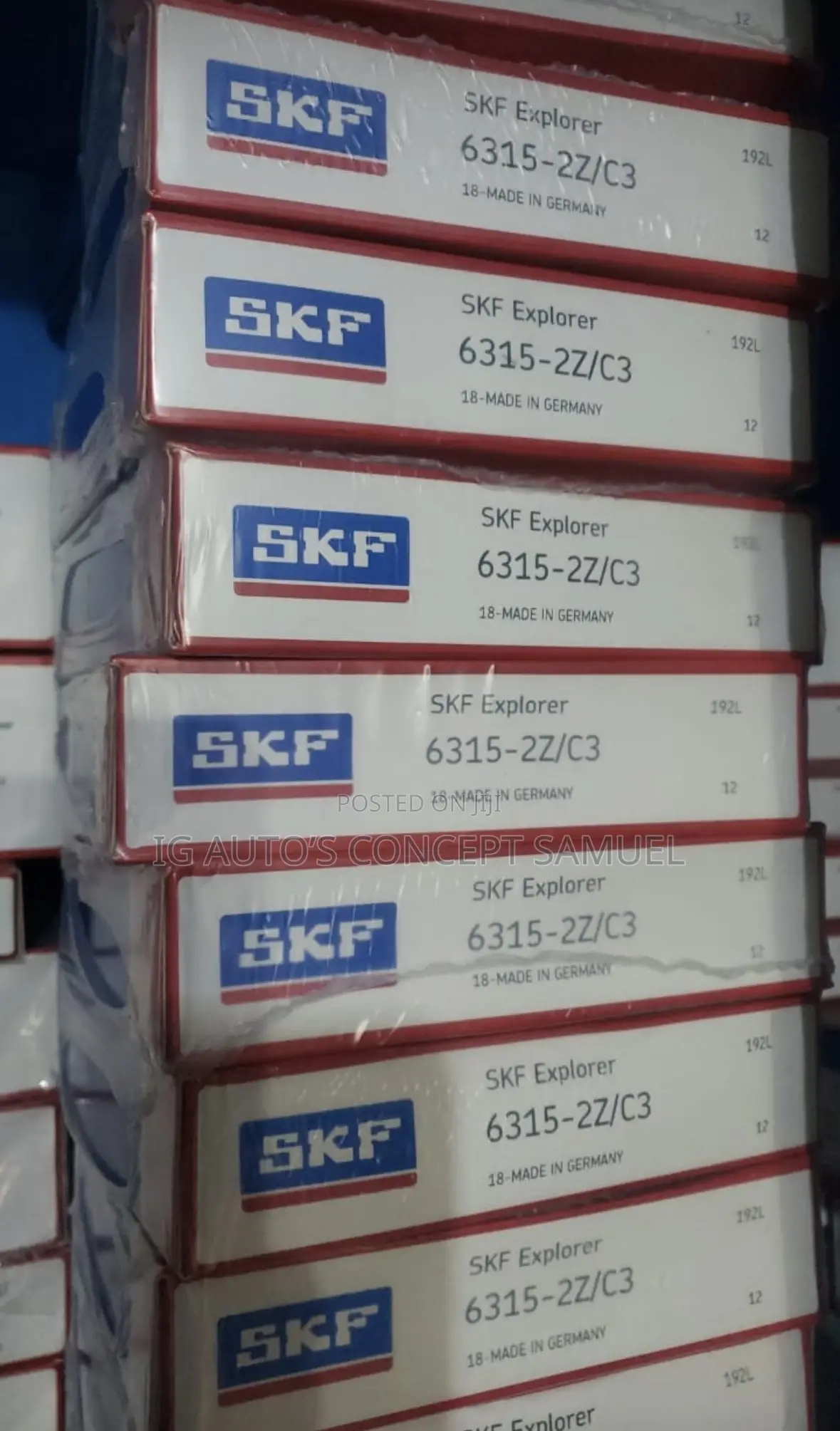 6315-2z/C3 SKF Bearing Available