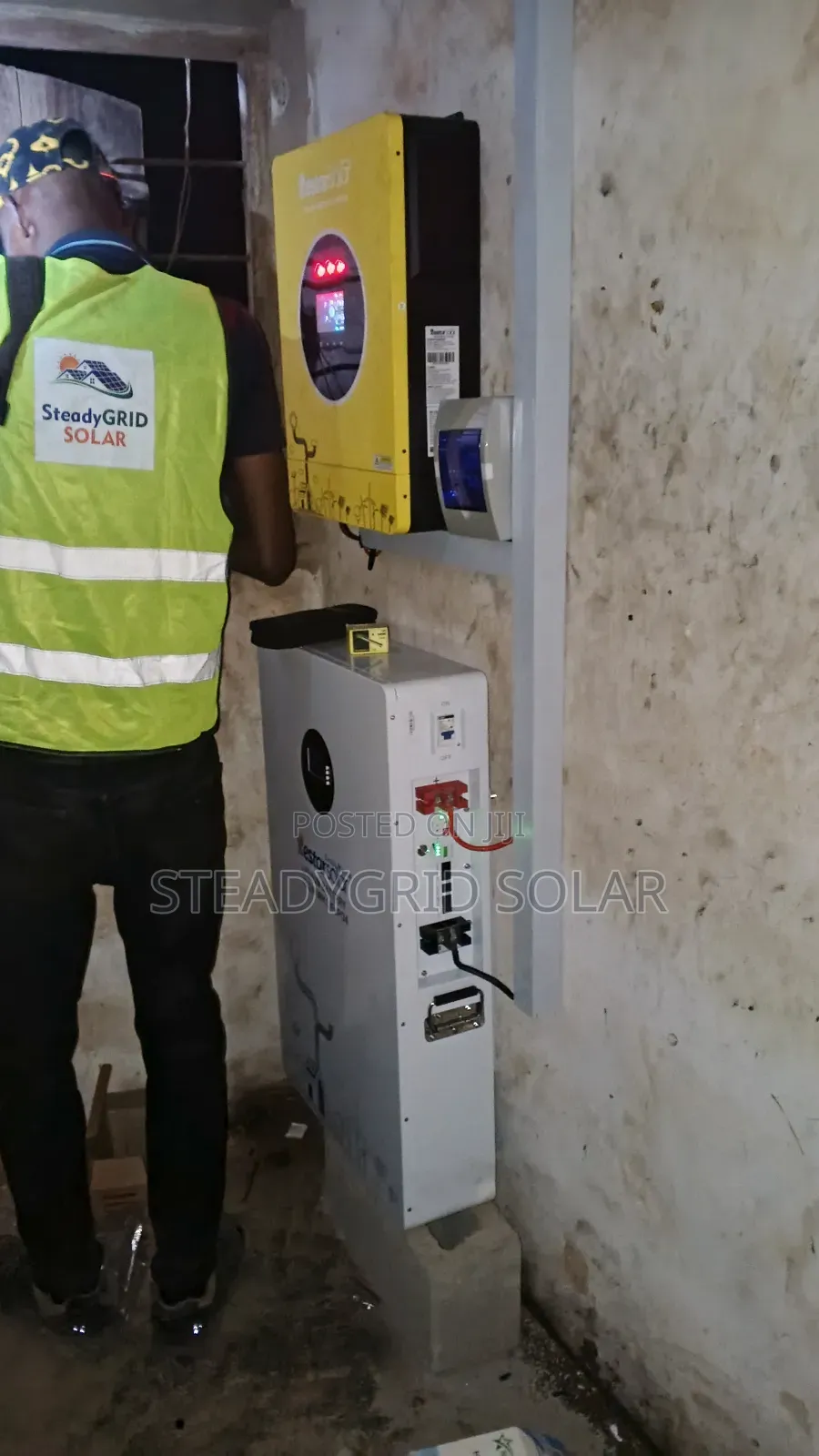 Extremely Rugged 10kva Inverter Solar Powered Installation