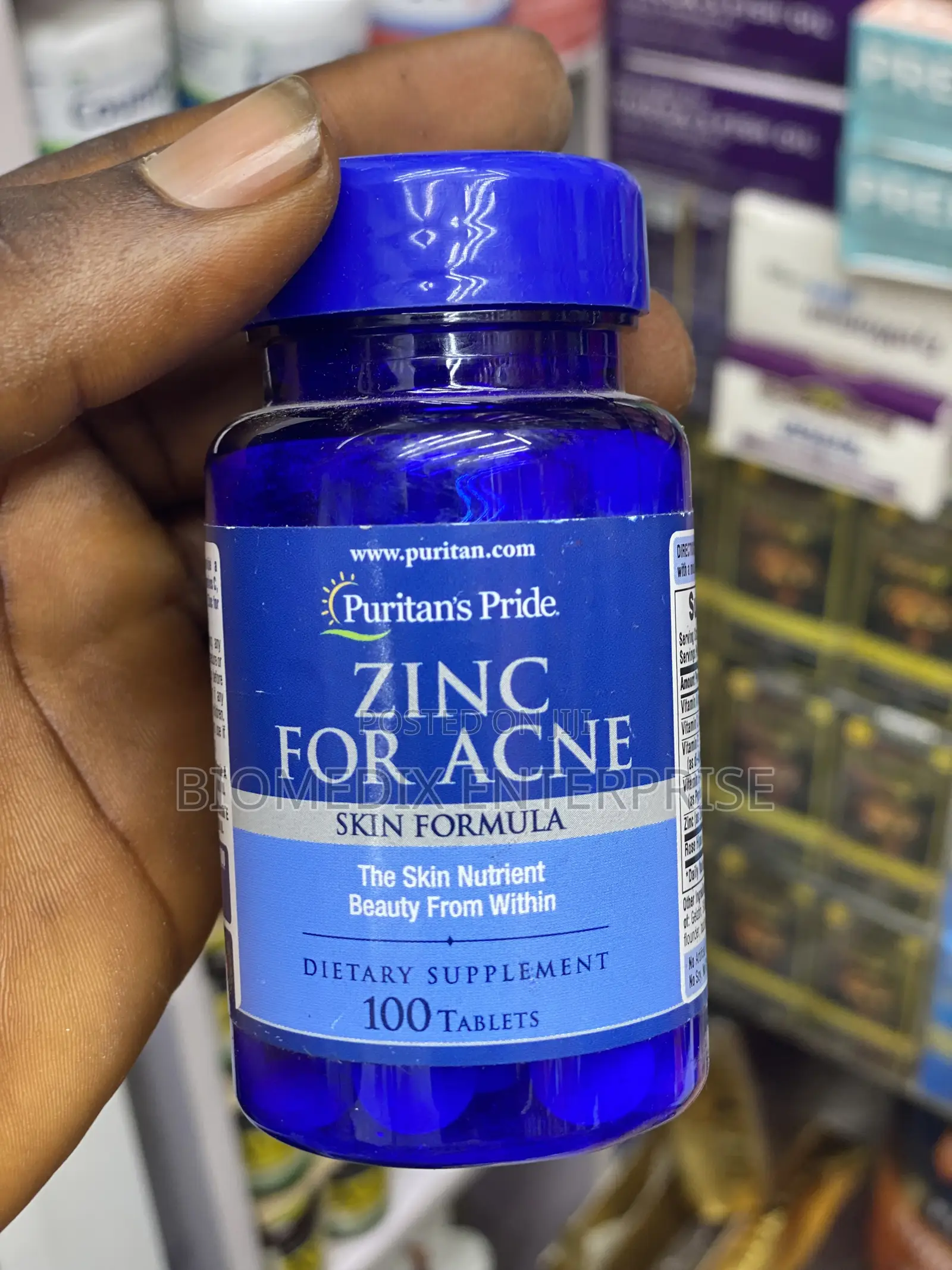 Zinc for Acne Skin Formula
