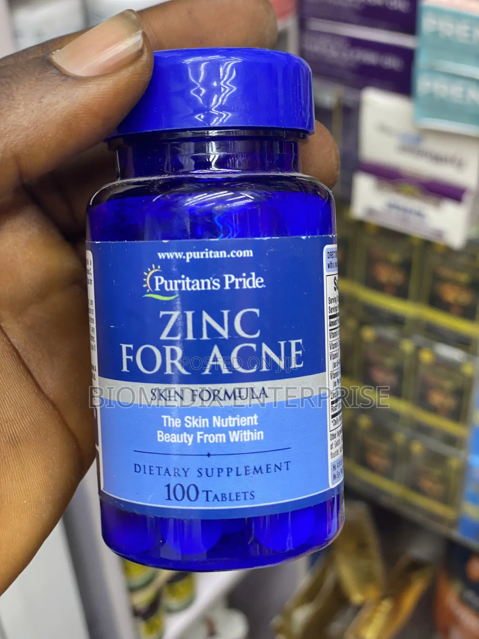 Zinc for Acne Skin Formula