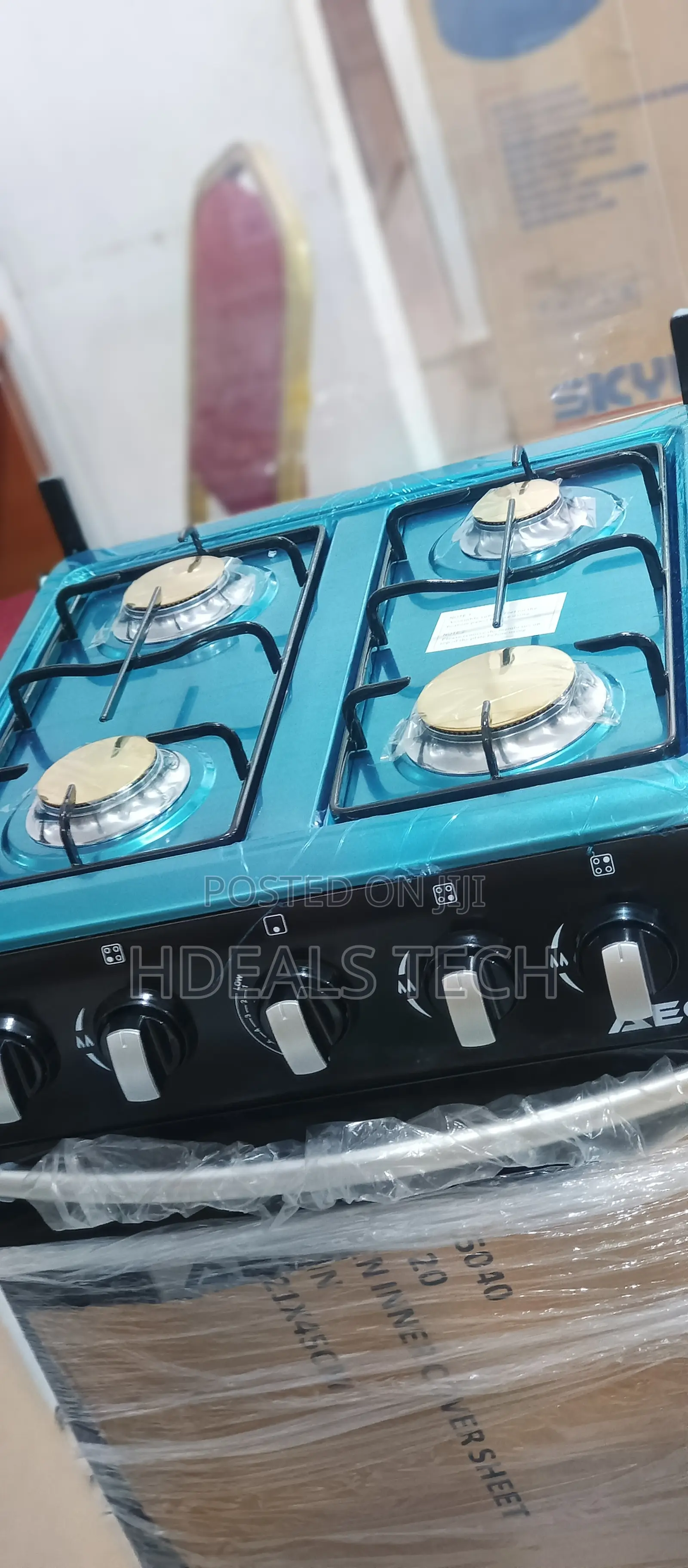 Great Value Aeon 4 Burner Gas Cooker Agc5040