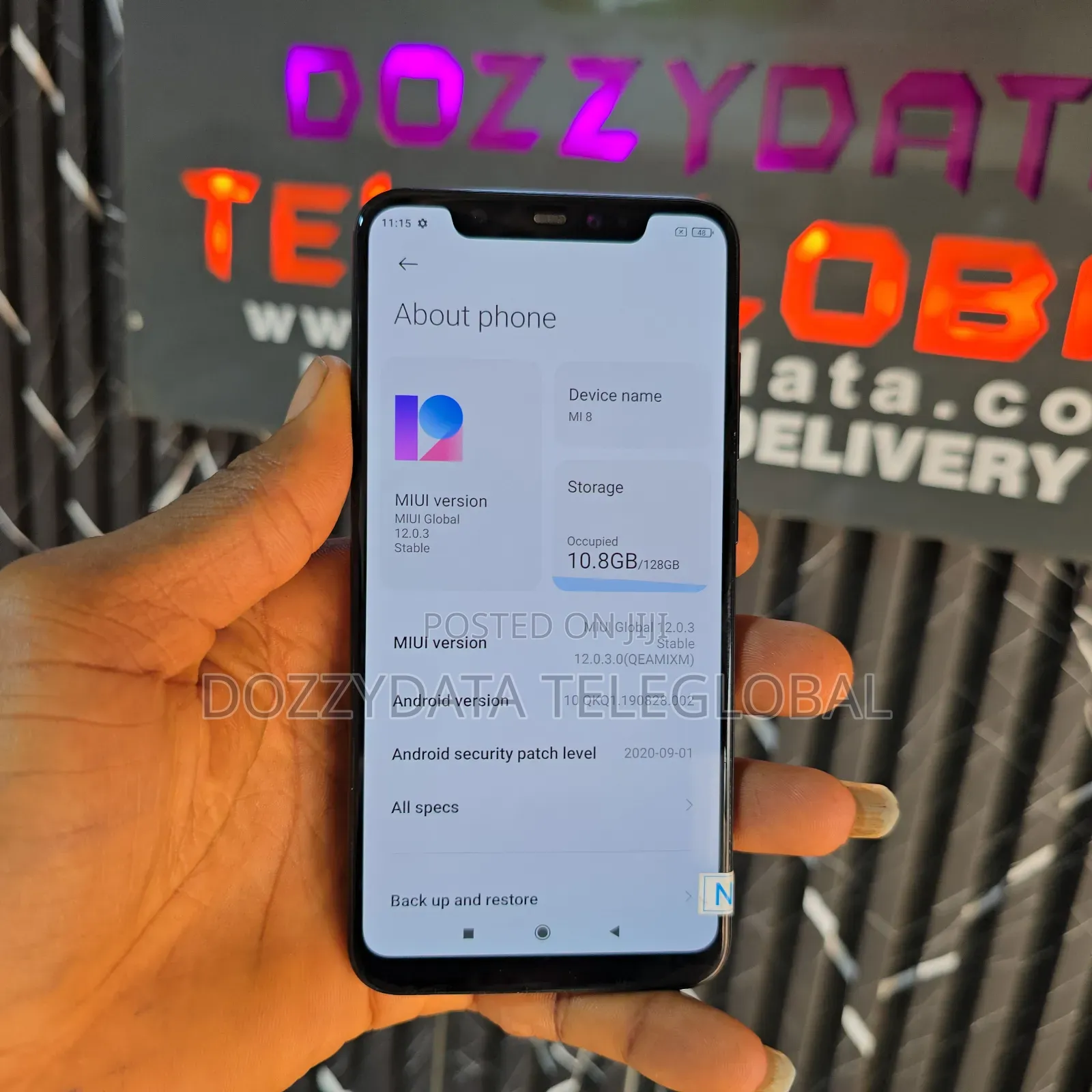 Xiaomi Mi 8 128 GB Black