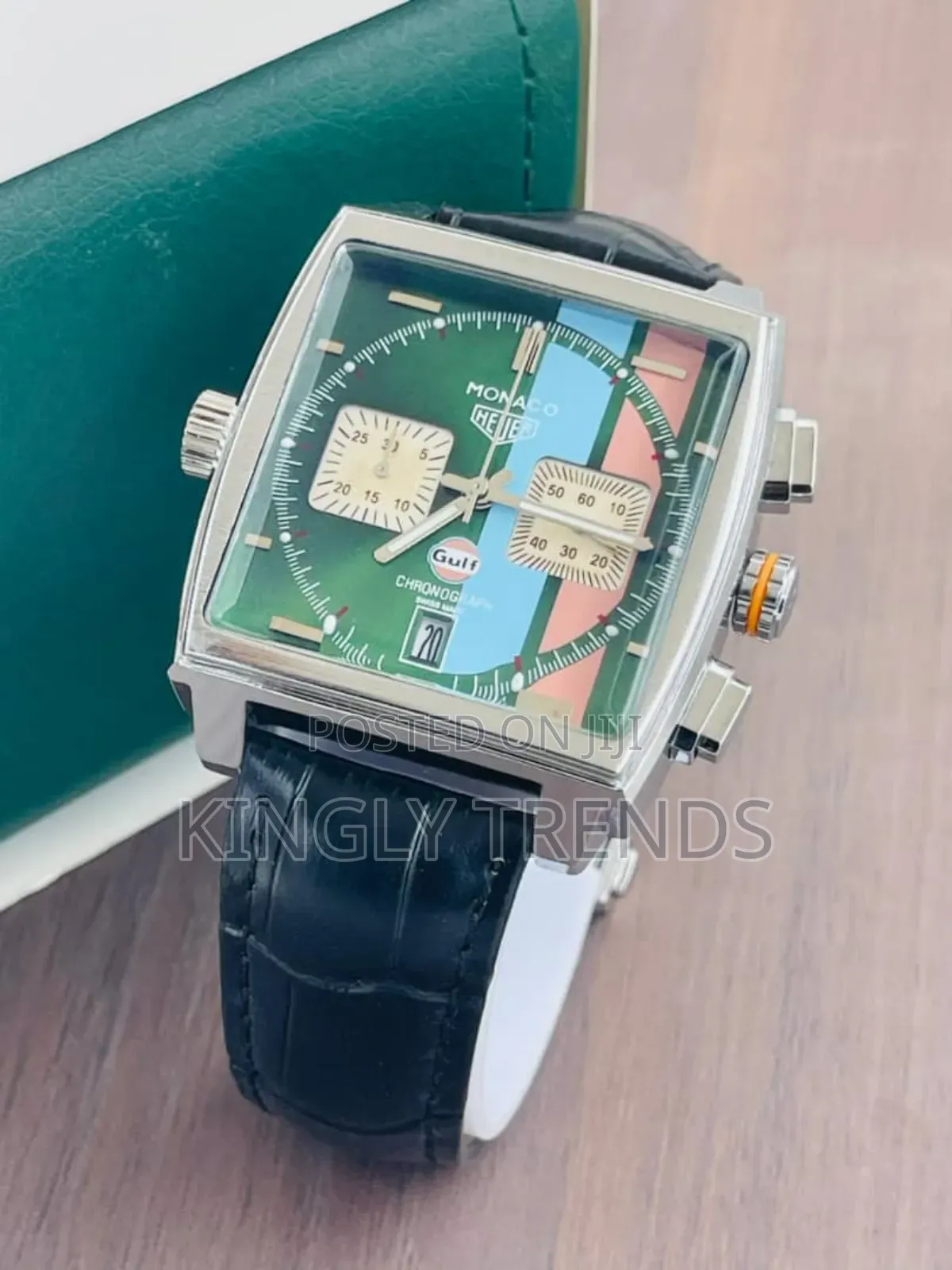 Tag Heuer Leather Chronograph