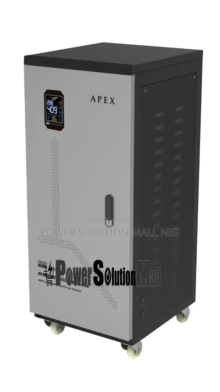 Apex 40kva Single Phase Servo Stabilizer 80v-260v