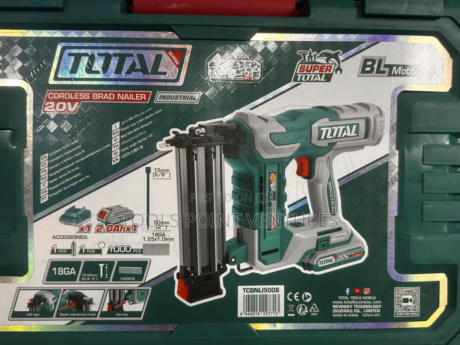 Total Cordless Brad Nailer