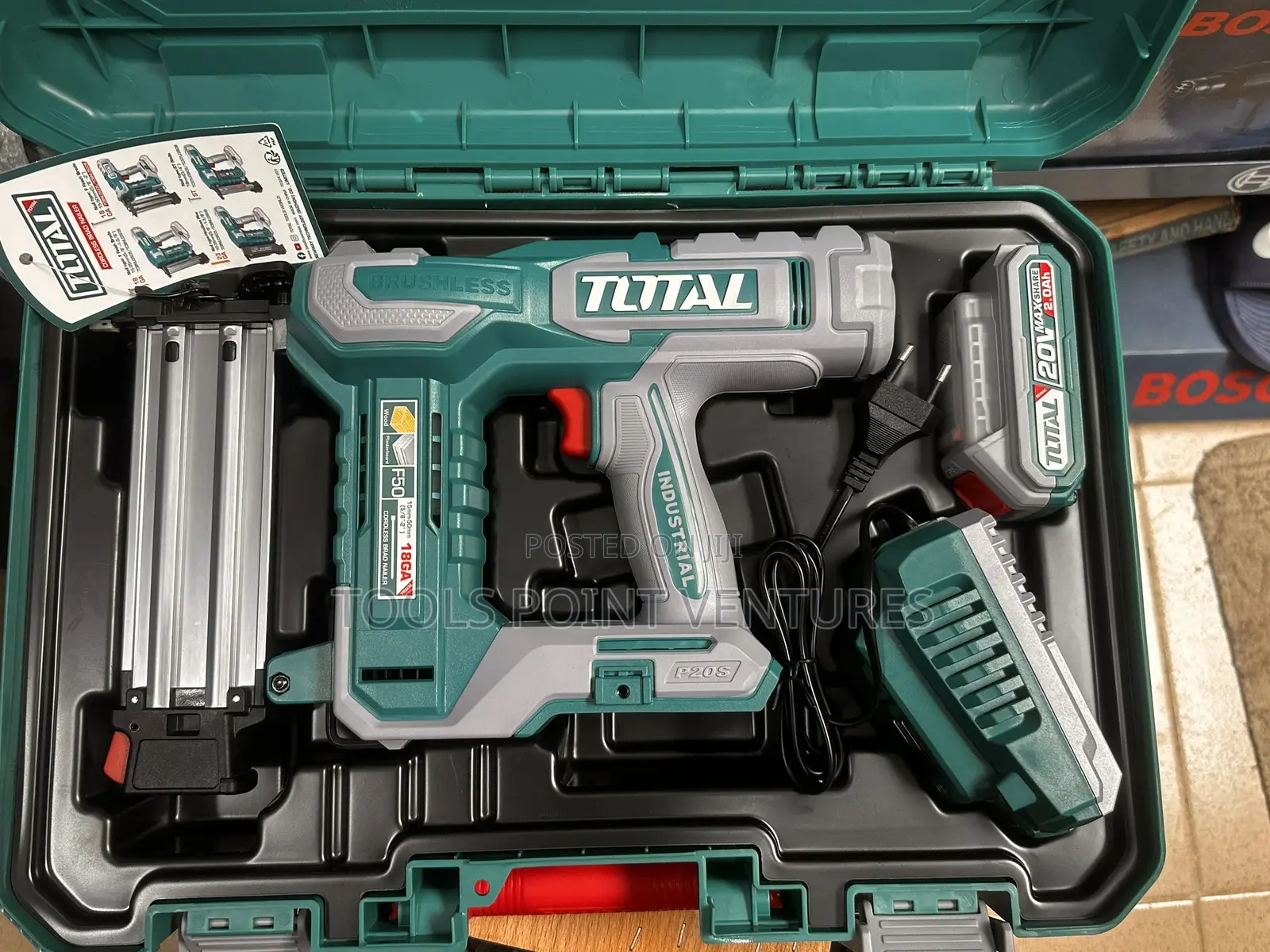Total Cordless Brad Nailer
