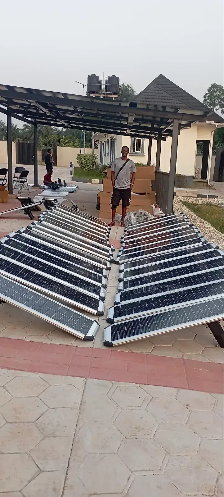 Solar Street Light Installation