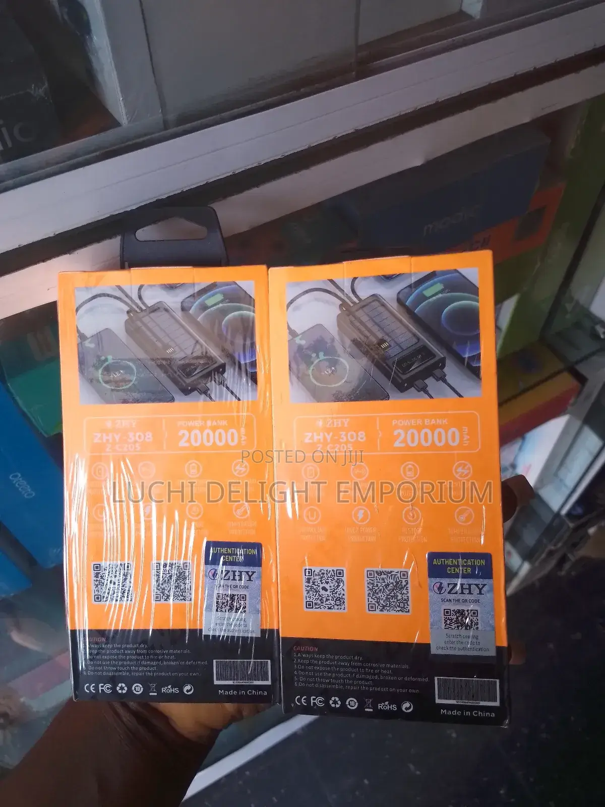 20000mah Original Solar Power Bank Display