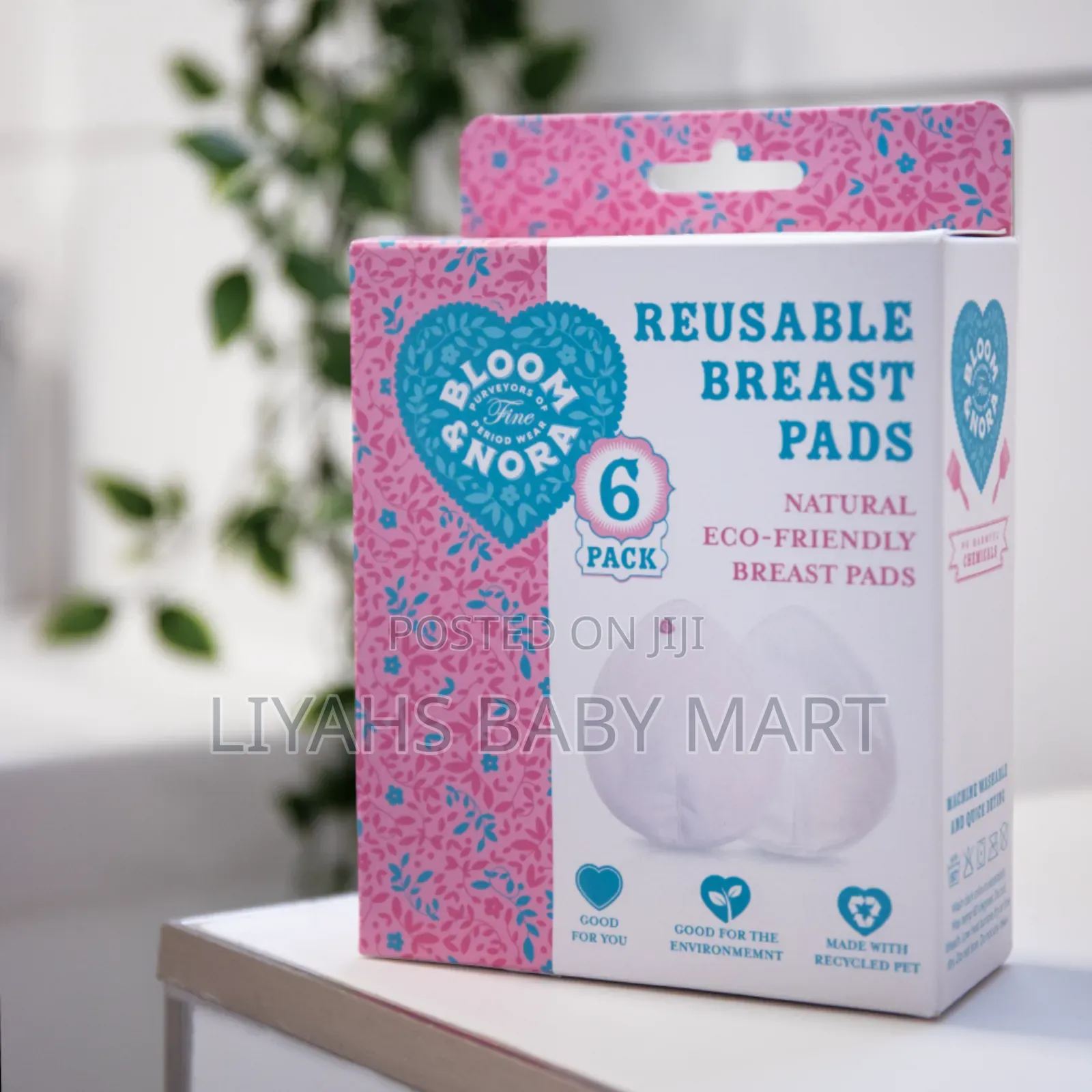 Reusable Breast Pads- 3 Pack/6 Piece