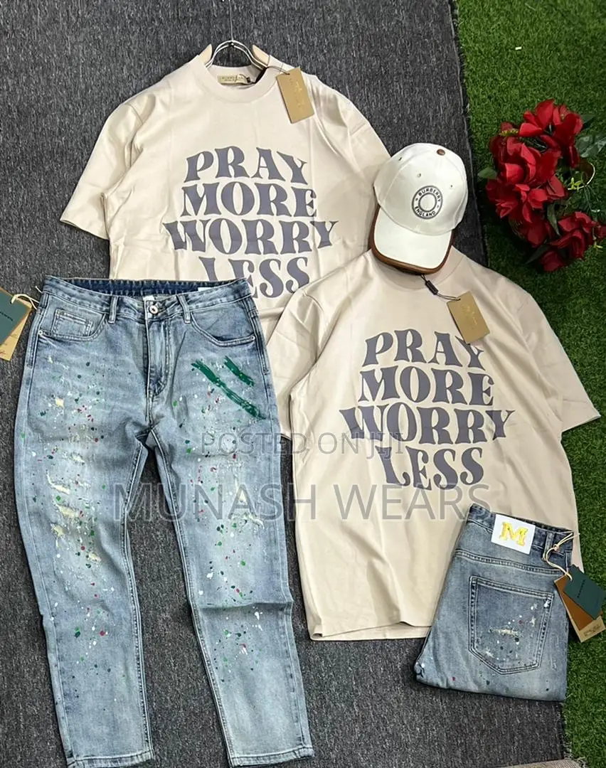 Luxury T-Shirt and Jean, Cap Excluded