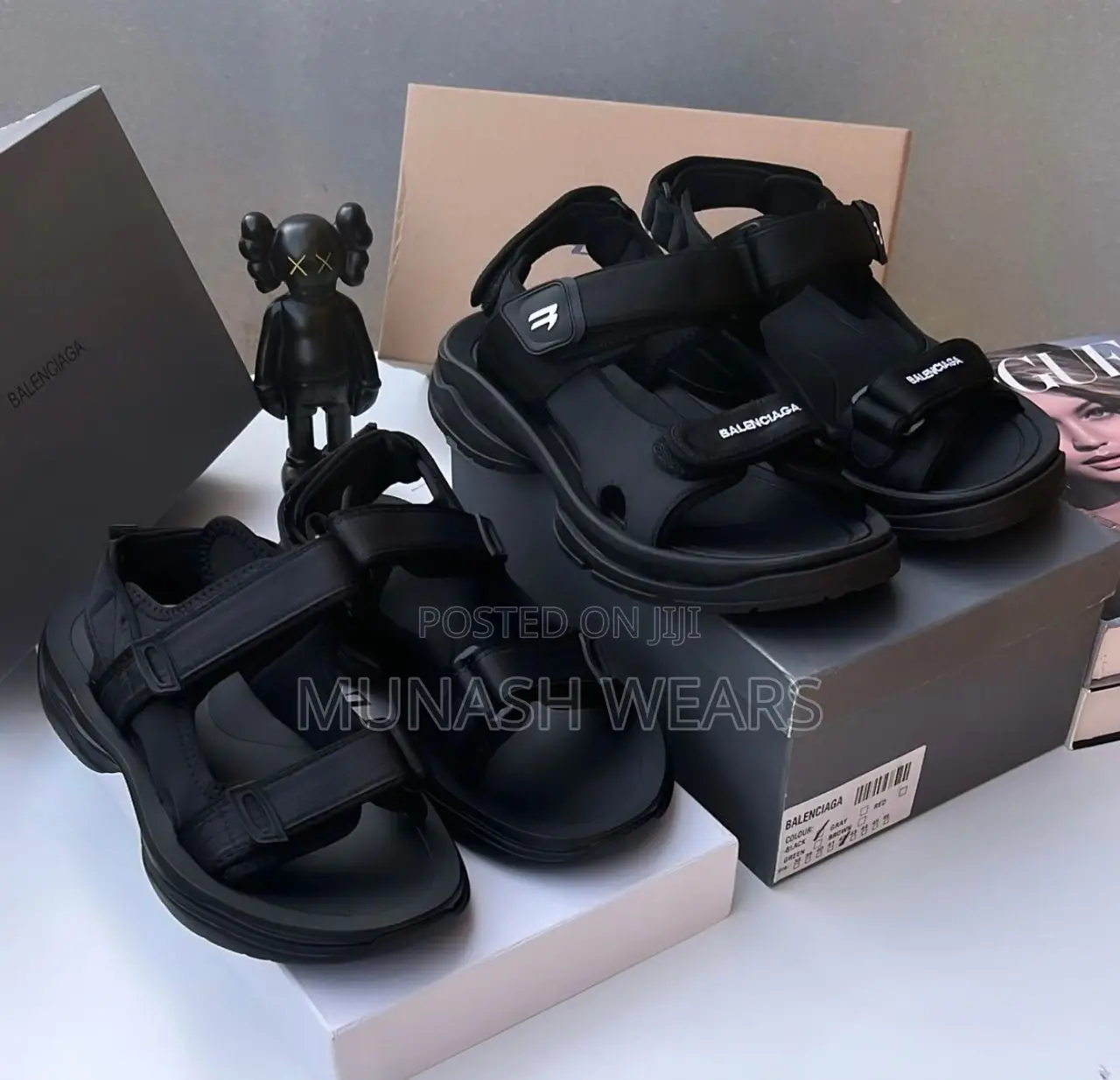 Luxury Original BALENCIAGA Track Sandal 2025