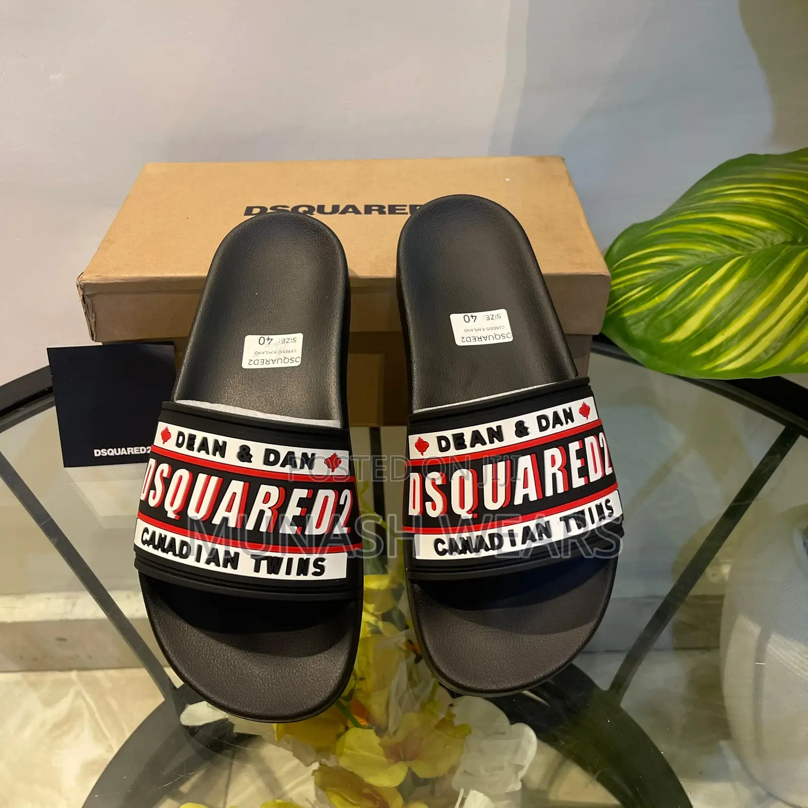 Original Dsquared Slide 40-46,Nationwide Delivery