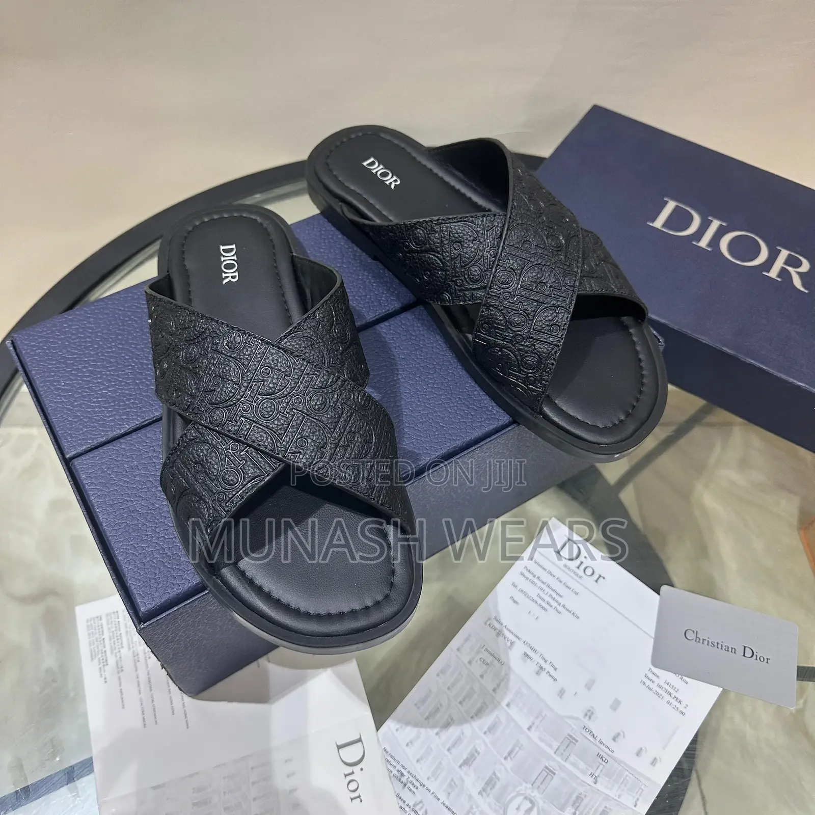 Luxury Dior Leather Slipers 40-46,Nationwide Delivery