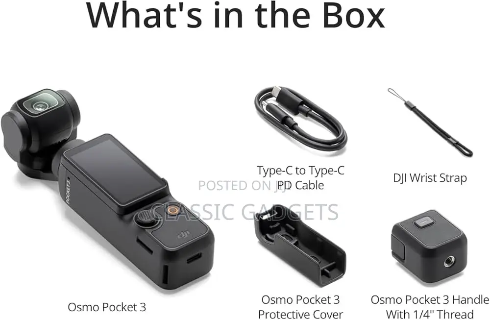 Dji Osmo Pocket 3 Creator Combo Digital Vlogging Camera
