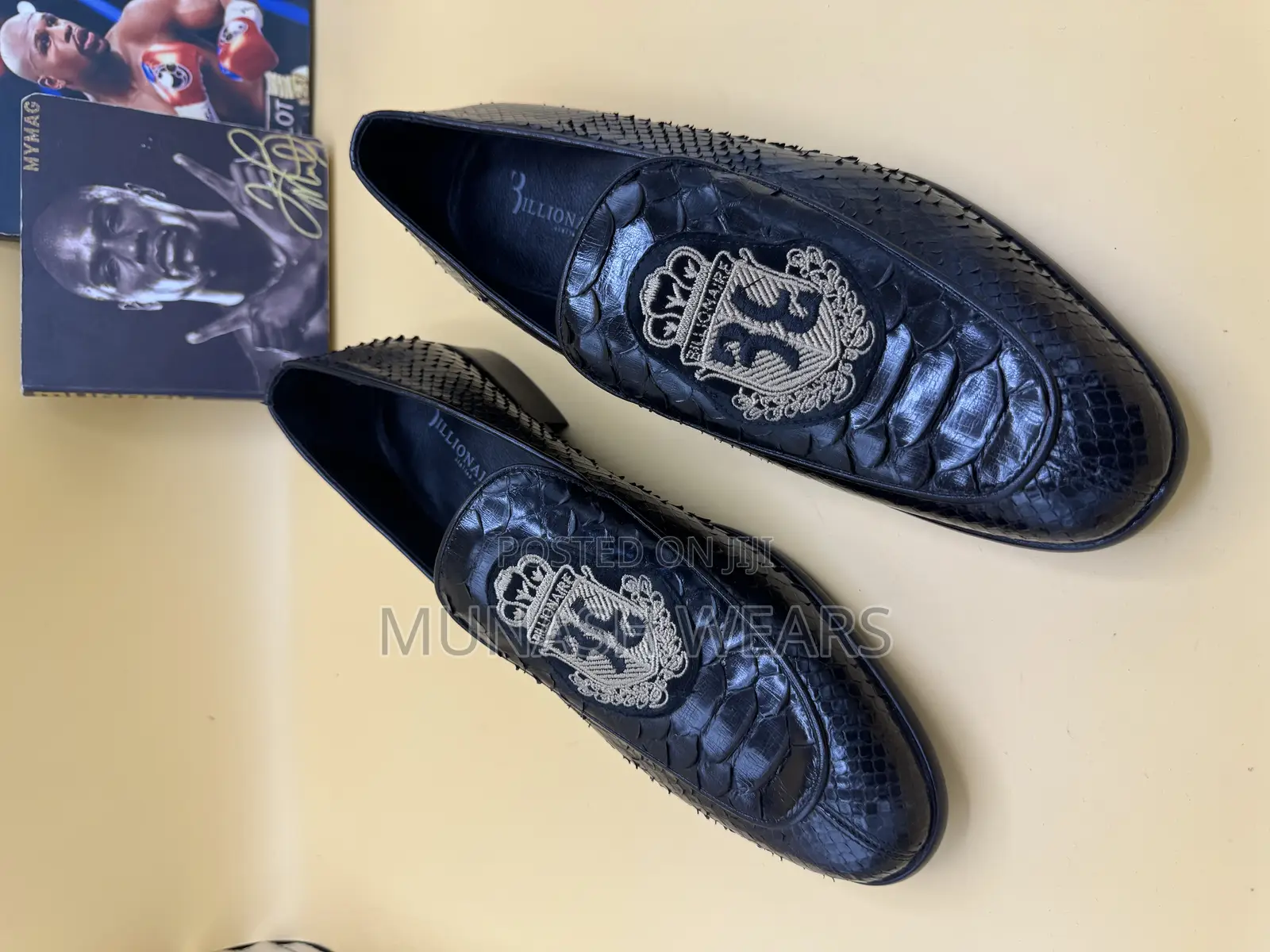 Pure Italian Animal Skin Billionaire Luxury Shoe 40-46