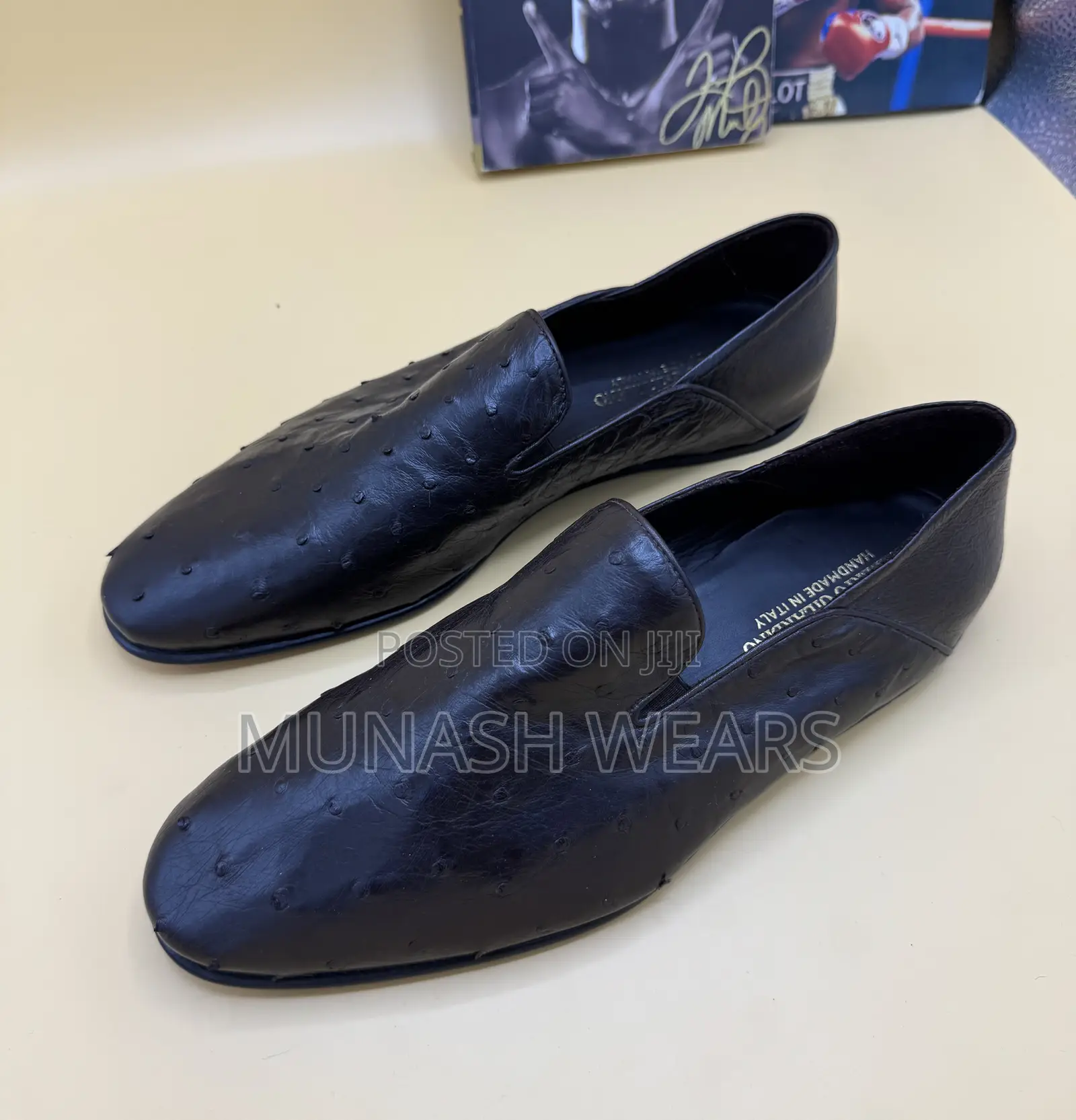 Italian Alberto Luxury Shoes, Flat Sole