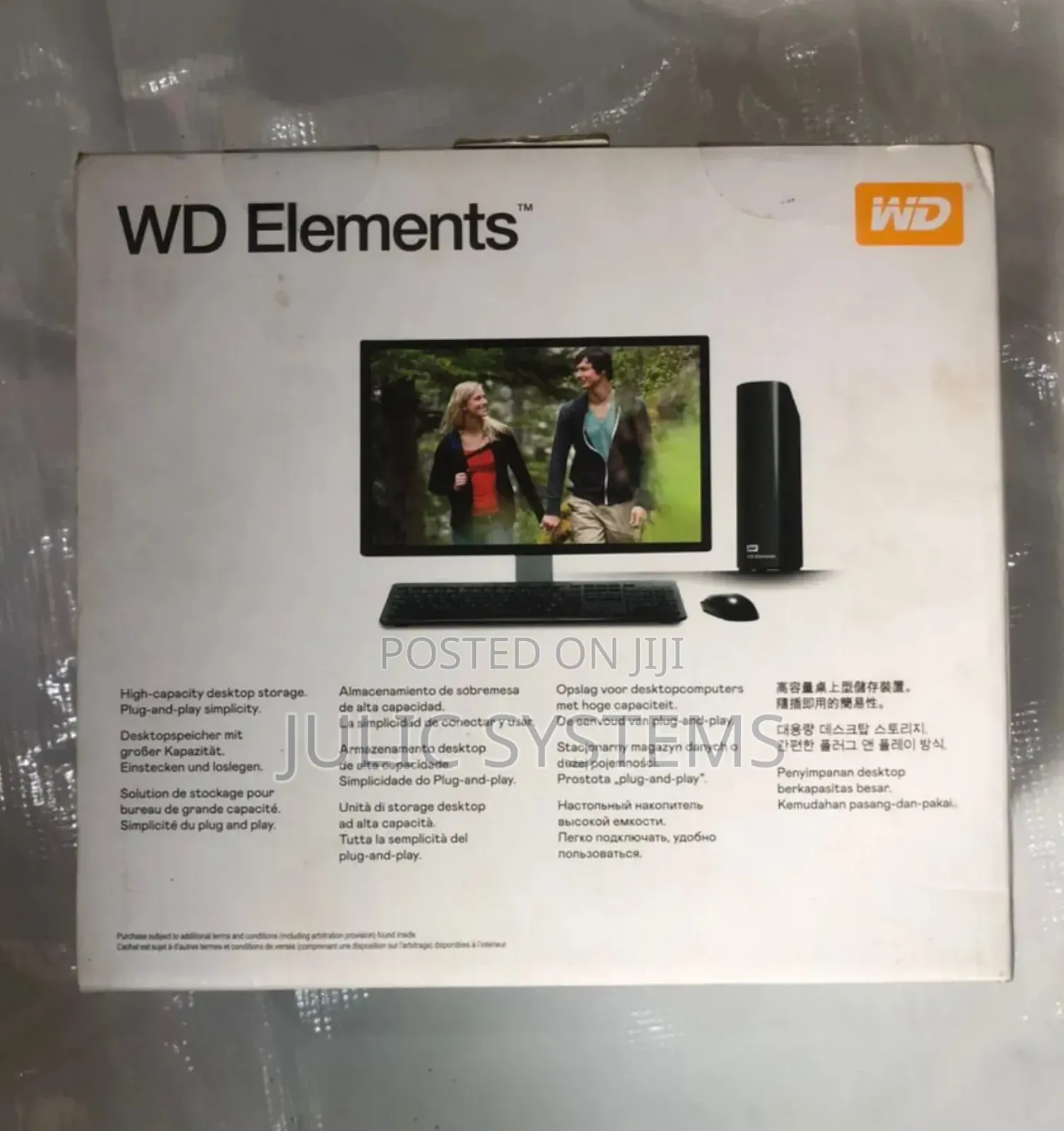 WD 22TB Elements Desktop USB 3.0 External Hard Drive