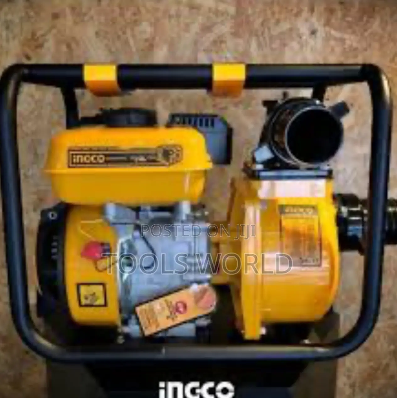 INGCO Industrial Gasoline Water Pump 3” 7HP 3.6L Fuel Tank
