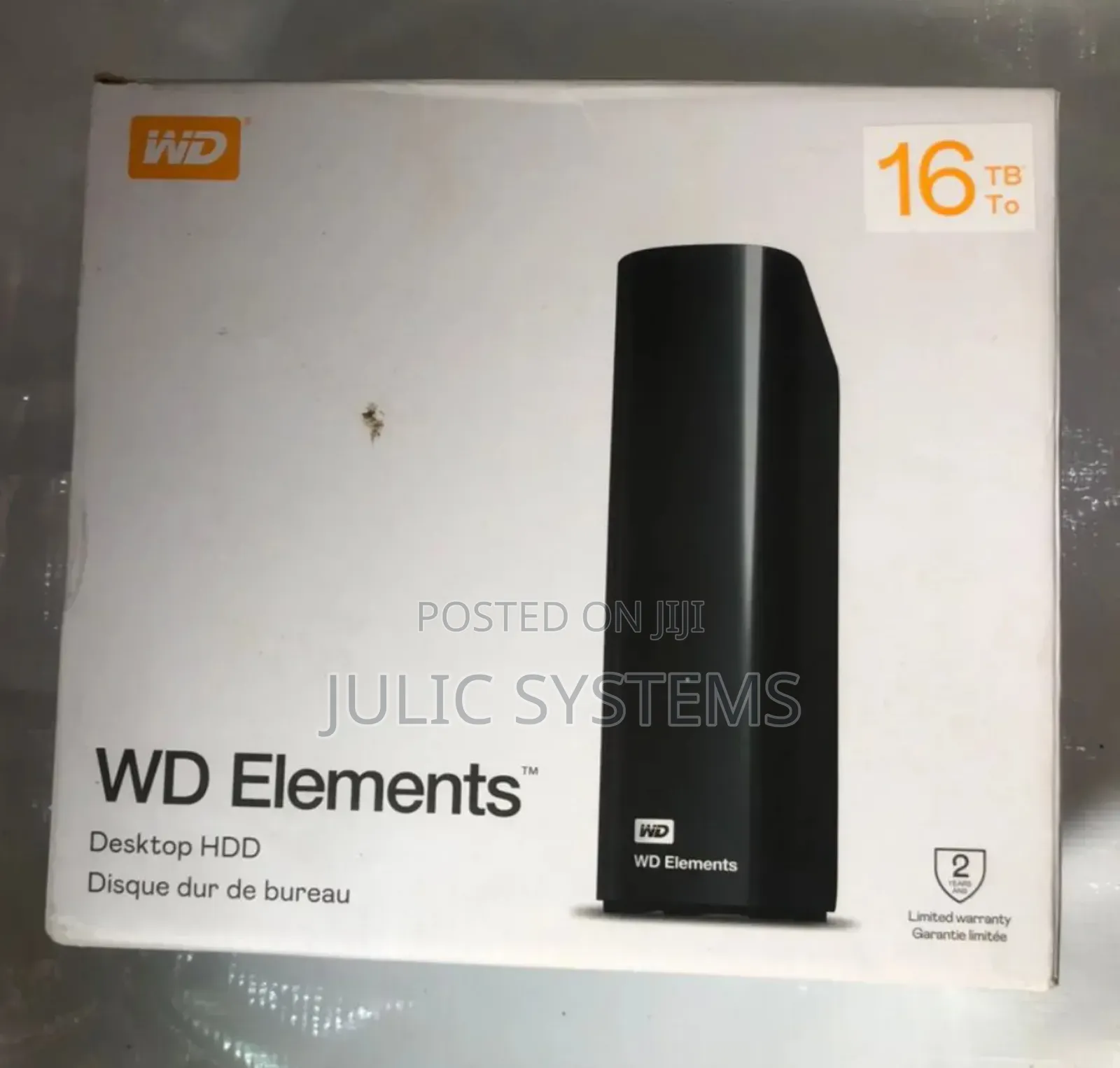 WD 16TB Elements Desktop USB 3.0 External Hard Drive