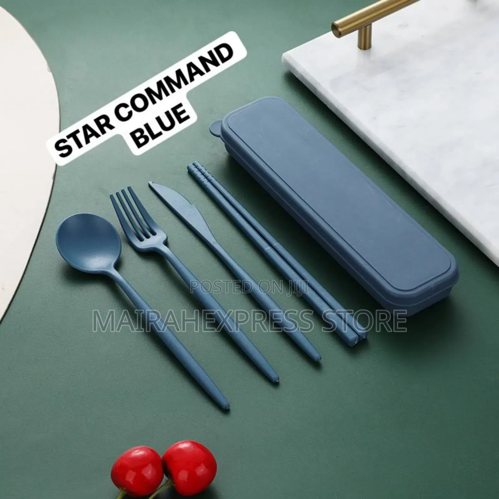 4pcs/Pack Thickened Reusable Cutlery Set