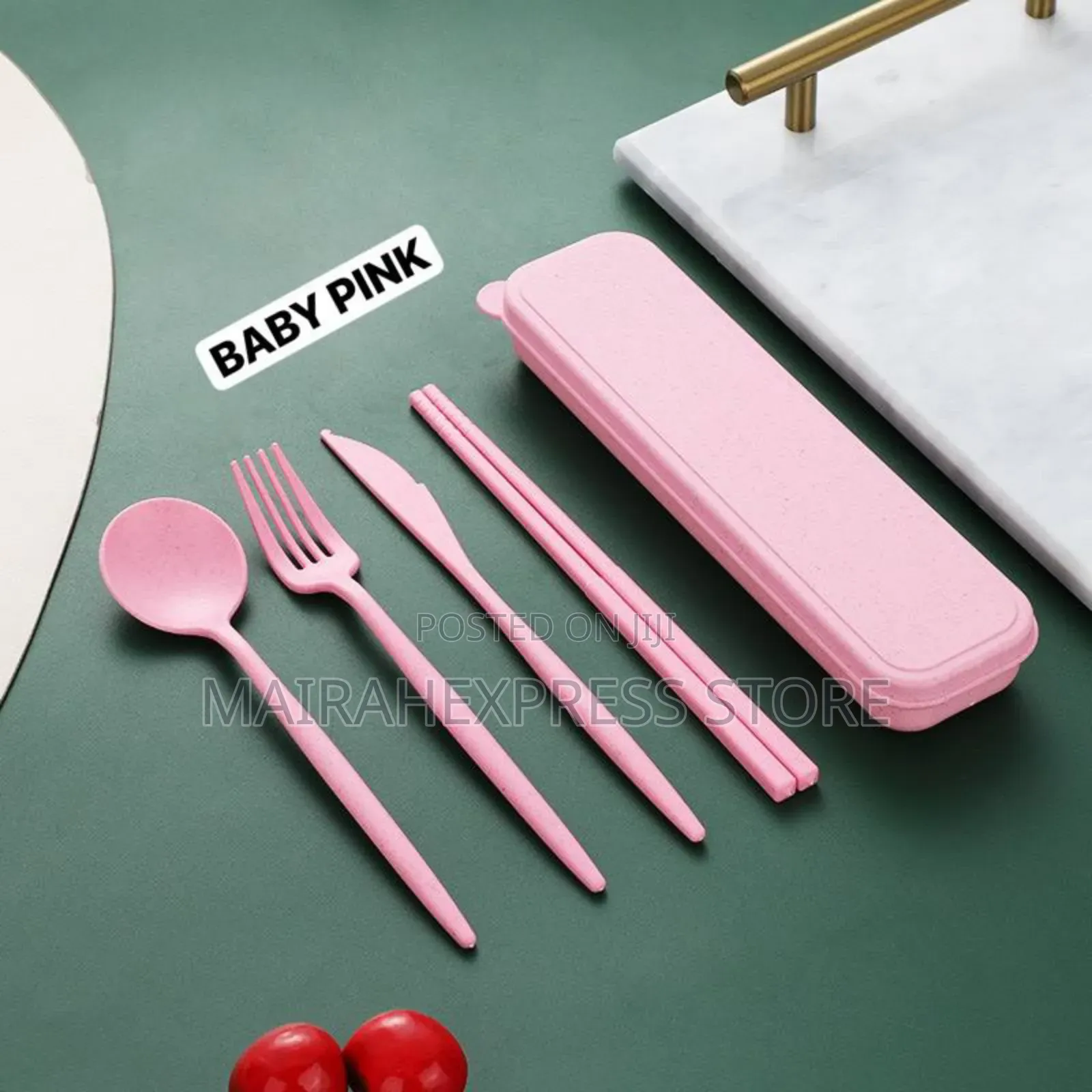 4pcs/Pack Thickened Reusable Cutlery Set