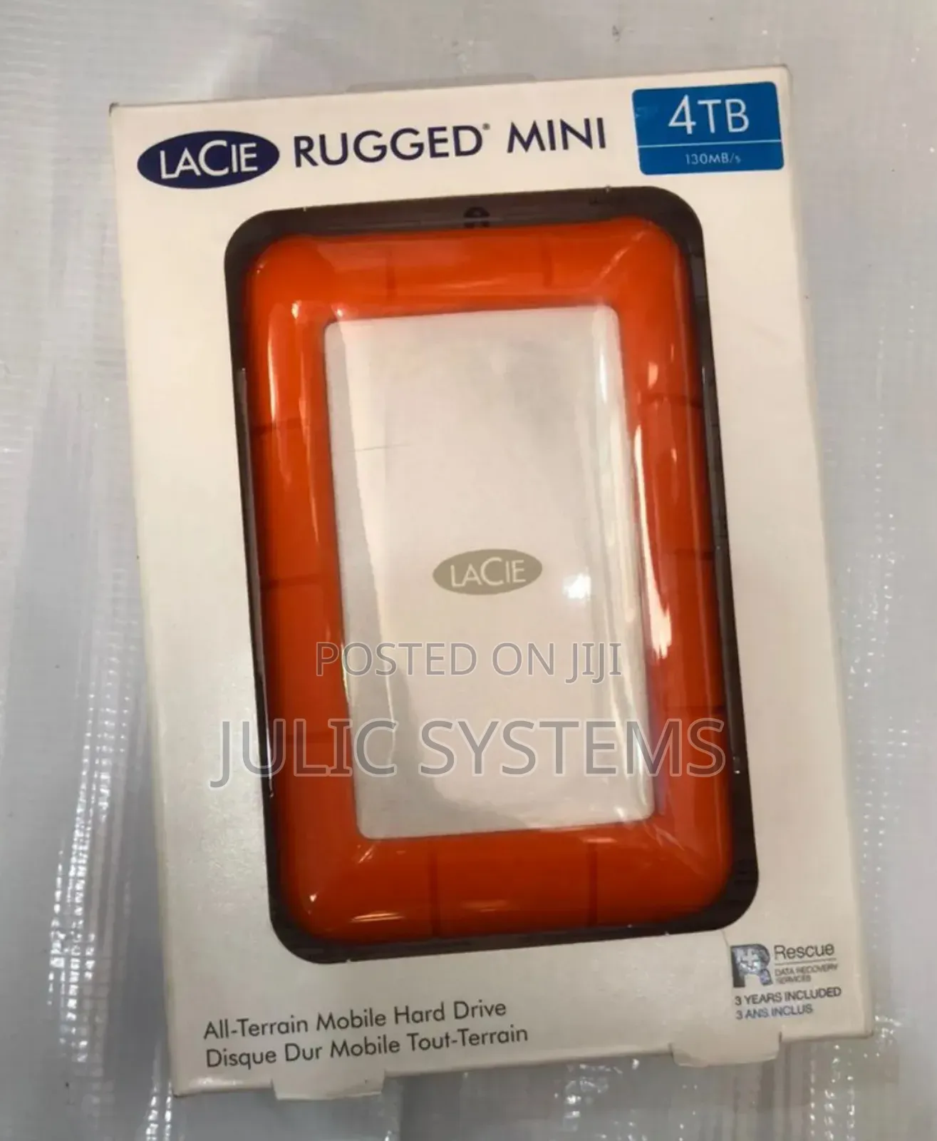 Lacie 4tb Rugged Mini USB 3.2 Gen 2x2 External