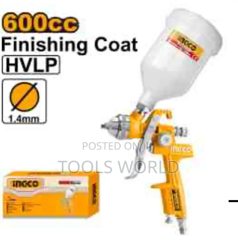 Painter Spray Gun,600cc Capacity, 3.5bar for Finishing Coat,