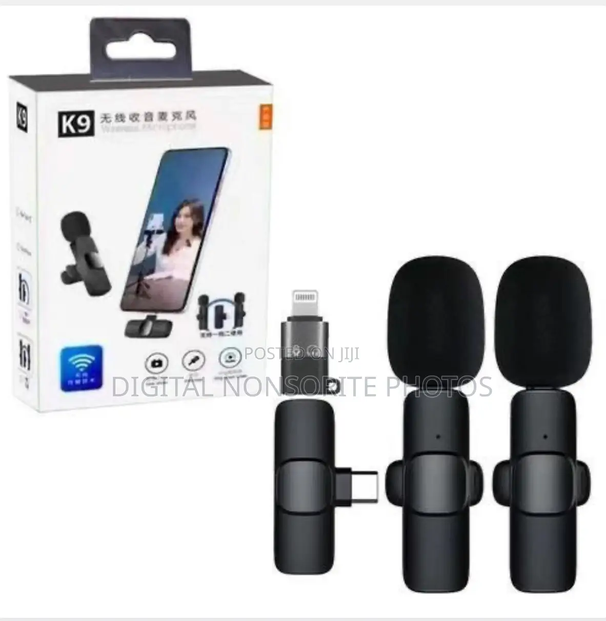 Wireless Phone Microphone For Interview, Live Show Vlog.