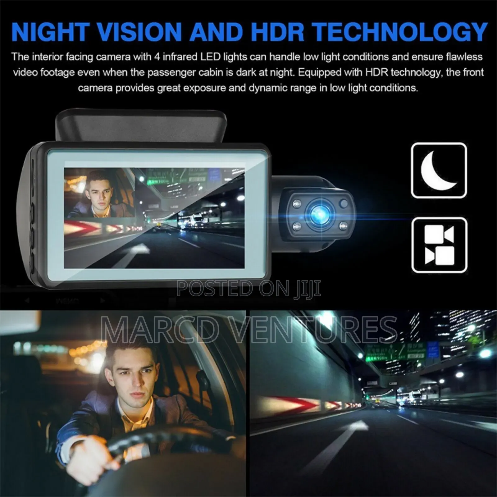 Universal HD Dash Cam Video Recorder