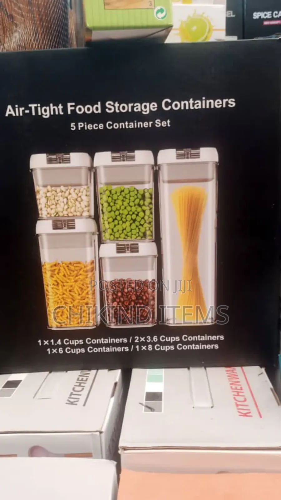 5 PCS Airtight Food Storage Containers