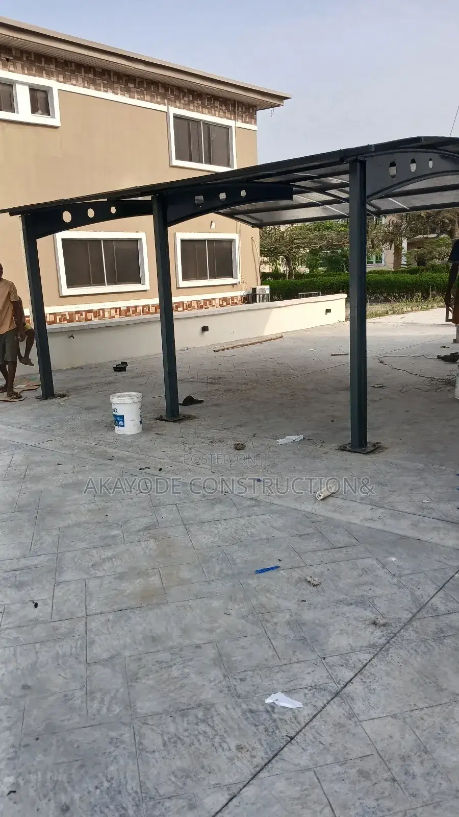 Danpalon Carport for Two Cars