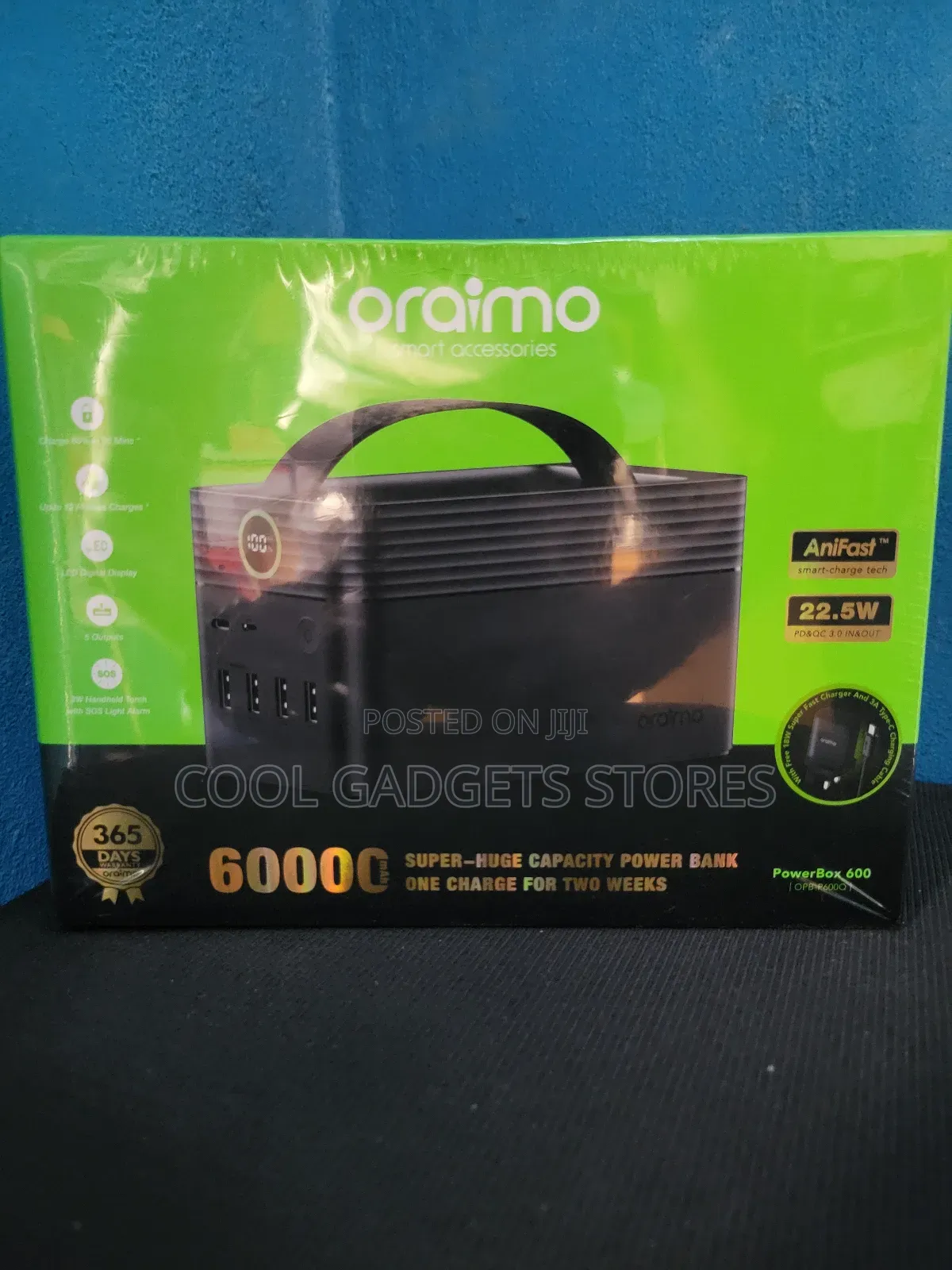 Oraimo 60000mah 22.5w Power Bank (Easybuy Available)