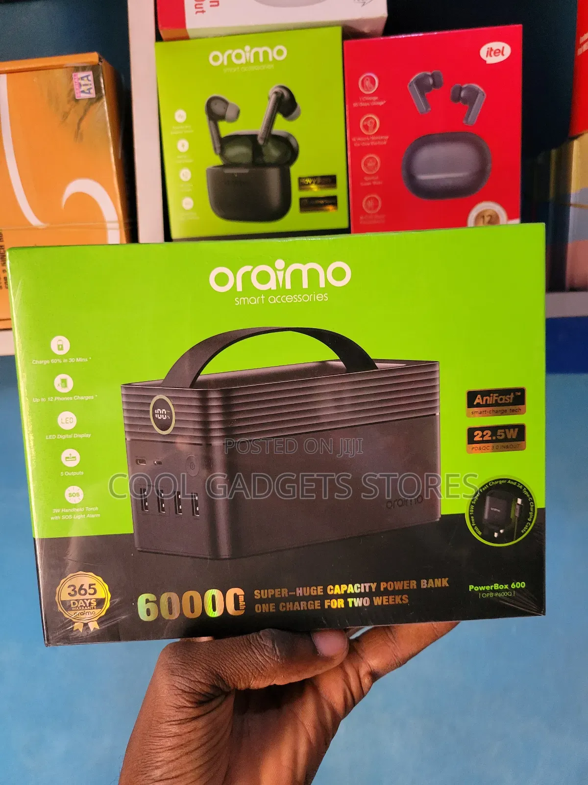 Oraimo 60000mah 22.5w Power Bank (Easybuy Available)