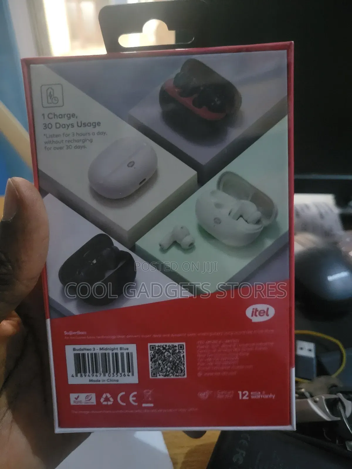 Itel Buds Neo 3 Super Bass Enc Bt 5.3 Earbuds - 100 Hours