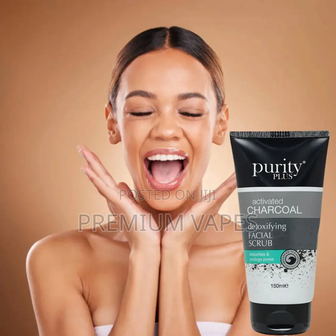 Purity Plus Activated Charcoal Detoxifying Facial Scrub150ml