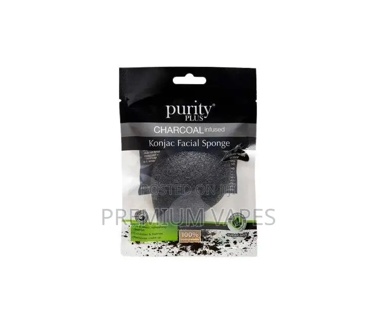 Purity Plus Charcoal Konjac Cleansing Sponge
