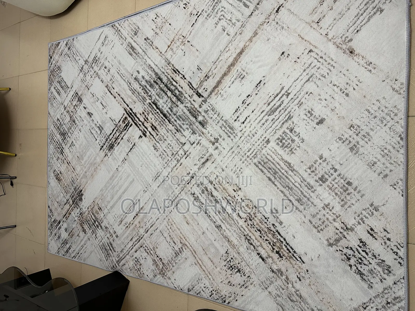 Neutral Tone Velvet Rug 6*4ft