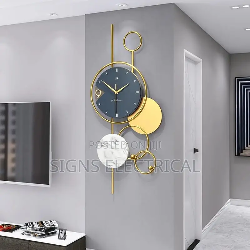 Wall Clock Modern Minimalist Design Luxury