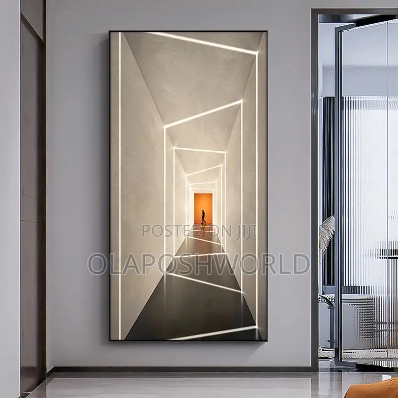 Abstract Acrylic Crystal Stoned Art