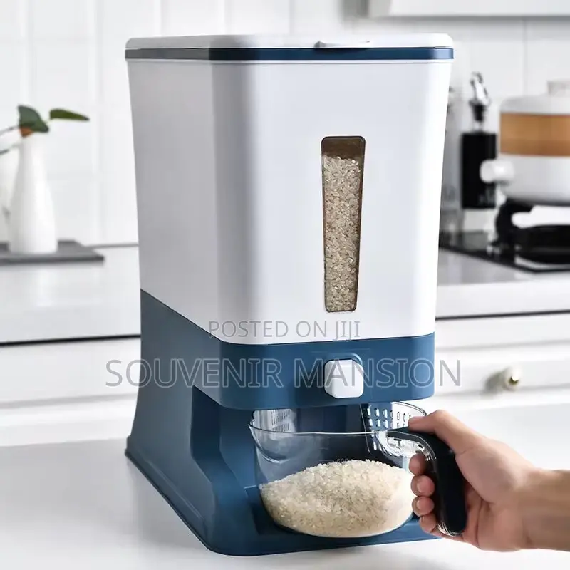 12kg Rice Bucket With Measuring Cup