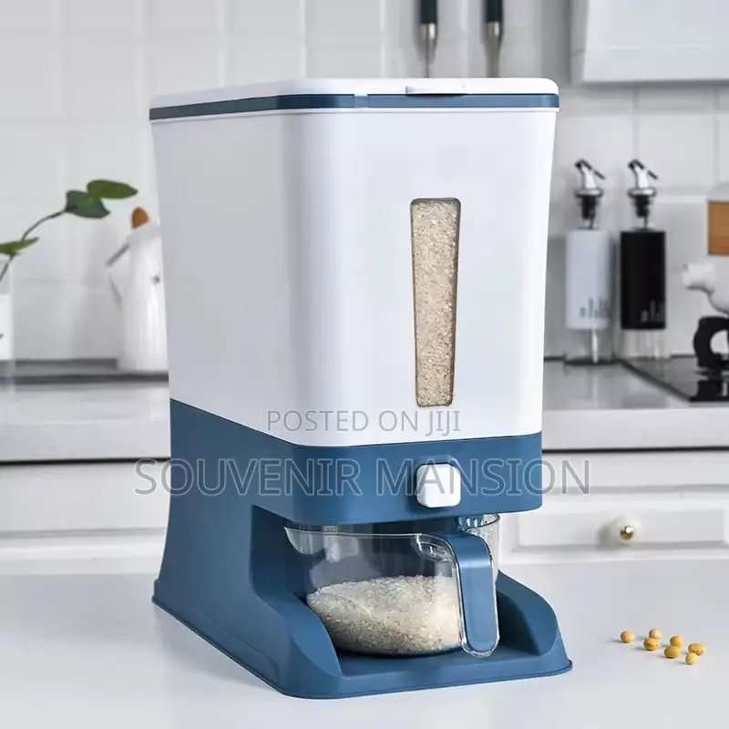 12kg Rice Bucket With Measuring Cup