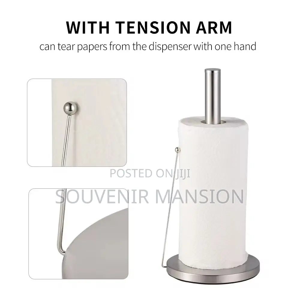 Stainless Steel Tissue Holder With Arm Rest