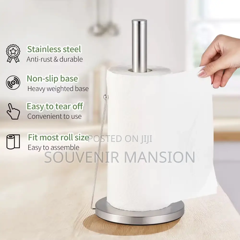 Stainless Steel Tissue Holder With Arm Rest